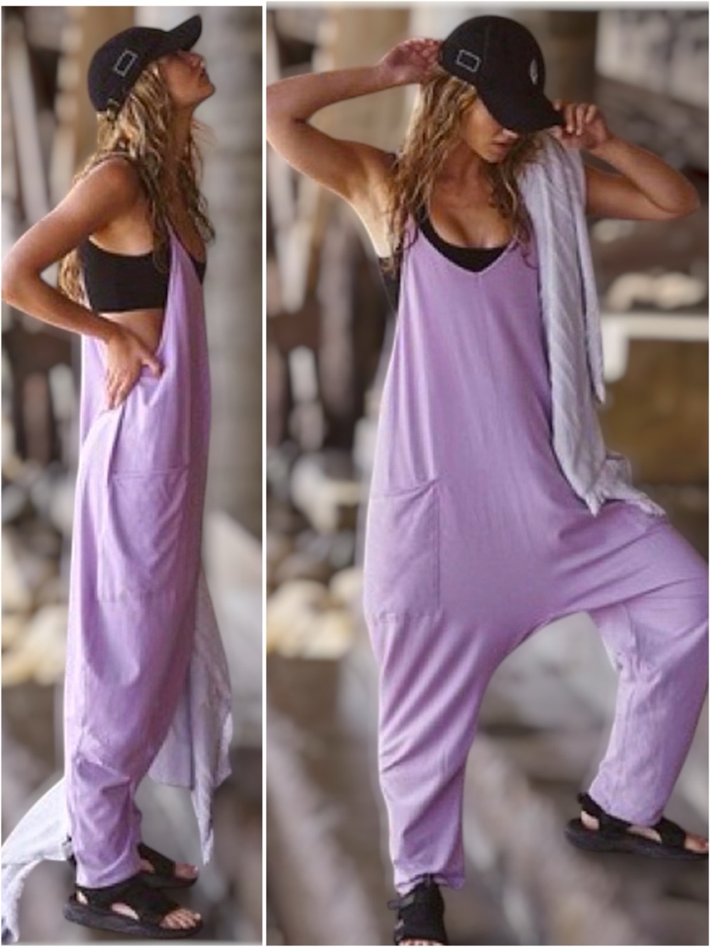 NEW Free People x FP Movement Hot Shot Onesie in Lilac